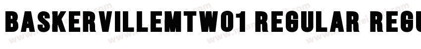 BaskervilleMTW01 Regular Regular字体转换